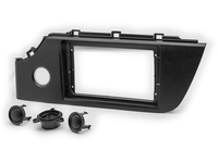 Kit de instalación de panel embellecedor para radio de coche de 9 pulgadas, compatible con Kia Rio Solaris (volante a la izquierda)