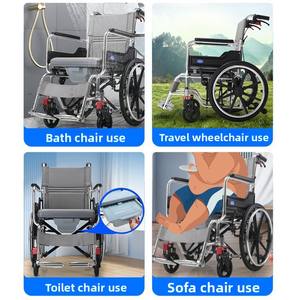 Effortless Travel with 9.8kg <b>Aluminum</b> Alloy Wheelchair, Foldable and Handle for <b>Luggage</b> Rack - Product Image 2