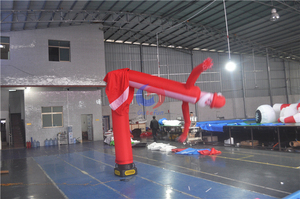 Ballerino dell'aria di babbo natale da 20 piedi, ballerino gonfiabile dell'uomo dell'aria del ballerino del cielo per natale - Product Image 3