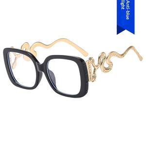 Occhiali da vista quadrati Spirit Snake con montatura grande, specchio piatto, novità 2026, anti-luce blu, da donna, vintage, per feste - Product Image 1