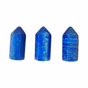 Pointe de pierre de lapis-lazuli naturelle de qualité supérieure, bâton de cristal poli à 6 faces pour le Reiki et la guérison énergétique - Product Image 1