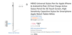 ปากกาสไตลัส WENKU WKZD033A OEM ODM พลาส<span class=keywords><strong>ต</strong></span>ิกอะลูมิเนียม หน้าจอสัมผัสคู่ ชาร์จซ้ำได้ <span class=keywords><strong>แบ</strong></span><span class=keywords><strong>ต</strong></span>เตอรี่ใช้งานได้ 14 ชั่วโมง พร้อมแม่เหล็กดูด<span class=keywords><strong>ต</strong></span>ิด - Product Image 3