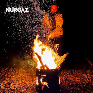 Baril de camping Nurgaz pour feu de camp, gril, poêle à bois, grille de cuisson, poêle de chauffage au bois, grand baril à feu noir - Product Image 2