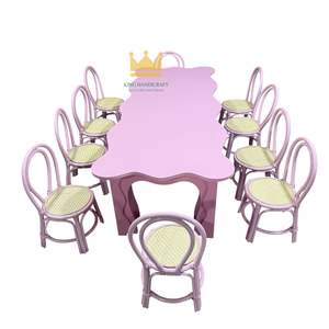 Silla Infantil de Mimbre Hecha a Mano al por Mayor, Silla de Mimbre Natural para Niños, Silla para Eventos Infantiles, Decoración para Fiestas de Cumpleaños y Bodas - Product Image 4