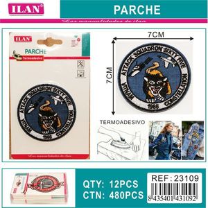 Parche Termoadhesivo ILAN de 7x7 cm para Ropa - Product Image 1