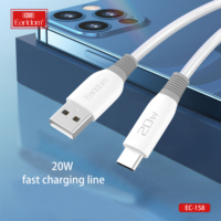Cable Micro USB TPE de Carga Rápida de 20W Earldom para Teléfonos Móviles Android/iOS, Escáner de Código de Barras y Auriculares