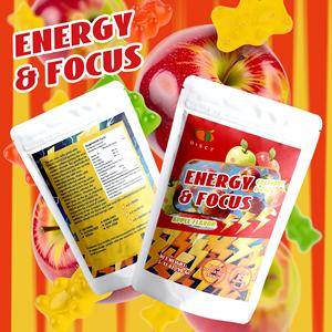 תווית פרטית מוכנה במוקד אנרגיה במלאי coga ine gummies תומך פונקציה קוגנטיבית ויטמין b12 - Product Image 4