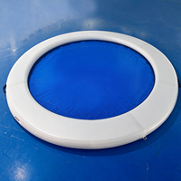 Hamac aquatique gonflable, ponton flottant, radeau gonflable pour la famille et les amis, bouée flottante ronde pour les fêtes, flotteur aquatique
