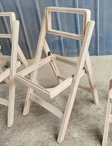 Wholesale Durable <strong>Folding</strong> Restaurant Natual Rattan Foldable <strong>Wood</strong> Dining <strong>Chairs</strong> for Events - Product Image 6