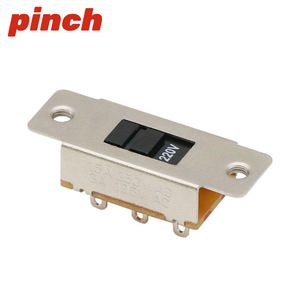 Pinch Toggle <b>Switch</b> 6 Pin Horizontal Miniature Slide 12mm IP50 Electronic Products - Product Image 2