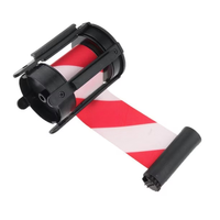 Barrière de file d'attente rétractable avec cassette de ceinture de 2 mètres, 3 mètres, 5 mètres