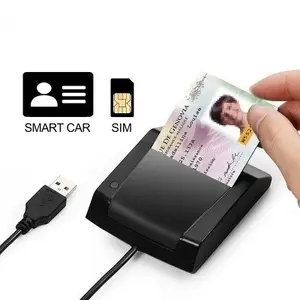 Preço barato Melhor USB 2.0 Smart Card Reader CAC ID, Cartão De Crédito Bancário, Leitores De Cartão SIM Conectores Adaptador