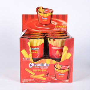 Biscuits en bâtonnets <span class=keywords><strong>au</strong></span> <span class=keywords><strong>chocolat</strong></span> enrobés de crème <span class=keywords><strong>au</strong></span> <span class=keywords><strong>lait</strong></span> et de confiture, personnalisables en gros - Product Image 4