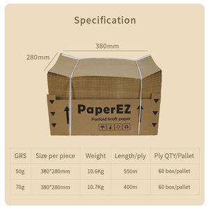 กระดาษคราฟท์พับแบบพัด PaperEZ สำหรับเครื่อง SmartFill กระดาษกันกระแทกสำหรับเติมช่องว่างระหว่างสินค้า สำหรับสินค้าขนาดเล็กและขนาดใหญ่ - Product Image 2