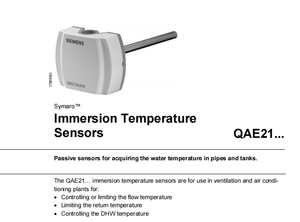 Contrôleur de température pour tuyau d'eau à immersion en plastique <span class=keywords><strong>SIEMENS</strong></span> QAE2112.015 <span class=keywords><strong>PT1000</strong></span>, sonde IP42 de 150 mm, installation facile, usage hospitalier - Product Image 6