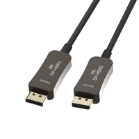 Câble optique flexible haute vitesse ZONG 8K DP 1.4V, 10M-100M, PVC, pour moniteur et lecteur DVD