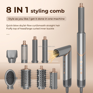 Multifunctional <strong>Hair</strong> <strong>Dryer</strong> Hot Air Brush <strong>Hair</strong> Styling Tools 8 In 1 Air <strong>Hair</strong> Styler