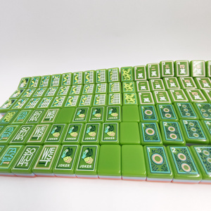 Juego de Mahjong Acrílico Mary Benson Art, 160 Fichas, Estilo Americano, con Bams, <span class=keywords><strong>Craks</strong></span>, Dots, Winds, Dragons, Flowers, Jokers y Blanks - Product Image 2