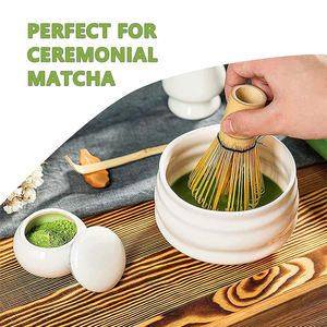 Newell mango largo personalizado niños <span class=keywords><strong>juguete</strong></span> Matcha té verde polvo bambú Chasen Matcha batidor Matcha <span class=keywords><strong>herramientas</strong></span> y estuche con cuchara - Product Image 6