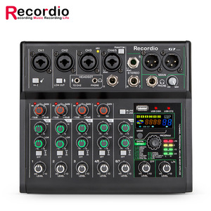 Console de musique portable professionnelle GAX-G7, mélangeur audio 6 canaux pour contrôleurs <span class=keywords><strong>DJ</strong></span> et consoles audio - Product Image 1