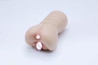 Masturbateur réaliste Ona-Hole à double canal en silicone étanche, demi-corps, avec fonction vaginale, pour insertion adulte, naturel