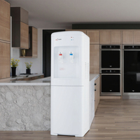 Nouvelle arrivée 29B Distributeur d'eau à double température à chargement par le haut, distributeur d'eau chaude et froide intelligent avec deux robinets