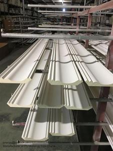 HN-8590-160 <span class=keywords><strong>PU</strong></span> <span class=keywords><strong>Foam</strong></span> Crown Molding Polyurethane Trang Trí Kiến Trúc Khuôn Mẫu Cho Ngôi Nhà - Product Image 4