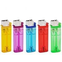 Vente en gros d'usine Briquet à silex Briquet jetable en plastique