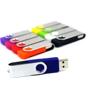 Promozionale 2GB 4GB girevole USB 2.0 pendrive 3.0 8GB 16GB USB flash drive con il marchio su misura