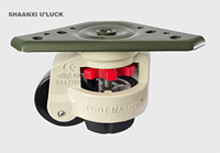 Roulettes robustes en nylon avec pied rétractable et tige de nivellement Fuma Casters GD40S GD60S GD80S GD100S Capacité de charge 500 kg