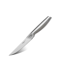 Ensemble de couteaux de cuisine Premium Scole en acier inoxydable, ustensiles de cuisine écologiques, couteaux de chef et utilitaires ambidextres, finition hautement polie pour