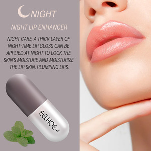 2 uds. De suero labial formulado con ingredientes seguros, líquido hidratante brillante para labios, brillo extremo, potenciador de labios regordete de día y de noche - Product Image 2
