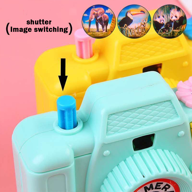 2022 Groothandel Mini Plastic Dier Camera Kinderen Goedkope Klikken Speelgoed Projectie Camera Kijkers Speelgoed