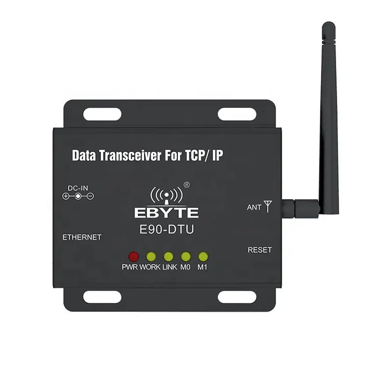 E90-DTU(433C30E) modbus sürekli iletim ethernet kablosuz alıcı 433mhz 1W iot ağ geçidi kablosuz modem