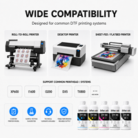 Encre DTF pour I1600 4720 DX5 DX7, flux fluide pour la production de transferts d'impression, séchage rapide, impression textile haute densité, service OEM
