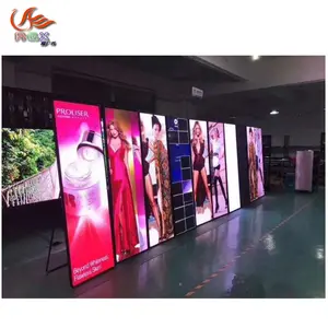 China alibaba supplier Asynchronous LED poster P2.5 indoor led Stand Digital Signage Magic Mirror Screen For Advertising