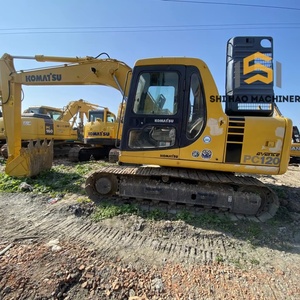 รถขุดตีนตะขาบ KOMATSU PC120 ของญี่ปุ่นแท้ 12 ตัน แข็งแรงทนทาน เหมาะสำหรับงานเกษตรและใช้ในบ้าน - Product Image 1