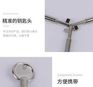 Chìa khóa cho nút hoảng loạn có dây SOS khẩn cấp đẩy nút an ninh báo động thiết lập lại nút hoảng loạn - Product Image 4