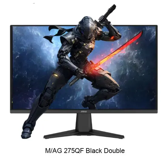 MSI MAG 275QF/MAG 275F E20 27-inch 2K 200Hz IPS Desktop Monitor HDR Wide Screen Flat Design Refresh Black Blade Gaming PC