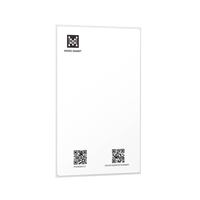 Traceur d'actifs RFID UHF Bluetooth OEM jetable ultra-mince imprimable avec balise BLE pour le suivi de colis