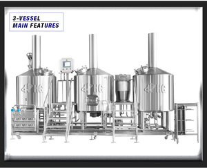 <span class=keywords><strong>Set</strong></span> di Attrezzature per la Produzione di Birra Industriale Automatica HG con Capacità di 1000L e 2000L, Facile Utilizzo - Product Image 4