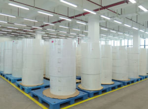 Rollo de papel autoadhesivo, semibrillante, 80gsm, precio bajo de fábrica - Product Image 4