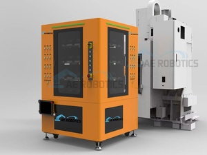 Station mobile AUBO prête à l'emploi pour l'automatisation du chargement/déchargement, alimentée par un cobot, avec protections complètes, produit collaboratif - Product Image 5
