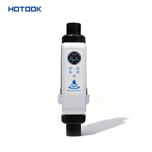 Générateur de <span class=keywords><strong>chlore</strong></span> au <span class=keywords><strong>sel</strong></span> pour piscines, contrôle intelligent par application, cellule en titane autonettoyante, système à écran tactile LED, jusqu'à 40 000 gallons - Product Image 1
