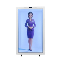 Écran transparent 3D à projection holographique avec ventilateur holographique et écran tactile capacitif 10 points, garantie 1 an