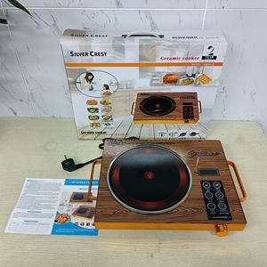 เตาไฟฟ้าเซรามิกแบบพกพาคุณภาพสูง 3500 วัตต์ พร้อมเซ็นเซอร์อินฟราเรด ควบคุมด้วยระบบสัมผัส ตั้งเวลาได้ ใช้ได้กับหม้อทุกชนิด เหมาะสำหรับใช้ในครัวเรือน - Product Image 2