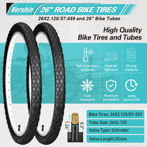 Juego de neumáticos para bicicleta 26x2.125, neumáticos interiores y exteriores para bicicleta de montaña, neumáticos resistentes al desgaste para todo terreno - Product Image 3