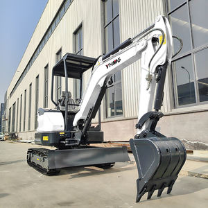 2025 nuova tendenza 1 tonnellata escavatore Mini escavatore cingolato Mini Bagger idraulico motore diesel compatto escavatore movimento terra per la vendita - Product Image 1