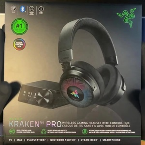 Razer Kraken V4 Pro <b>Wireless</b> Gamer Headset 2.4GHz Gaming Headphones USB 3.5mm Super Wideband Mic <b>PC</b> Mac Mobile Phone ENC RGB - Product Image 5