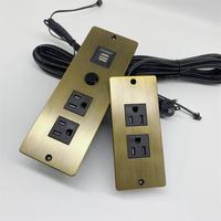 Prises de courant suspendues au bureau, 2 interrupteurs, 2 prises femelles et USB type C